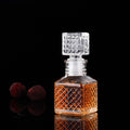 Mini glass wishing bottle in vintage decanter style, apothecary jar by cjdropshipping, with a clear, decorative design.