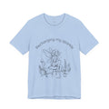 Vintage fairy graphic T-shirt by Printify featuring the phrase “Recharging My Sparkle” on a stylish, casual tee.