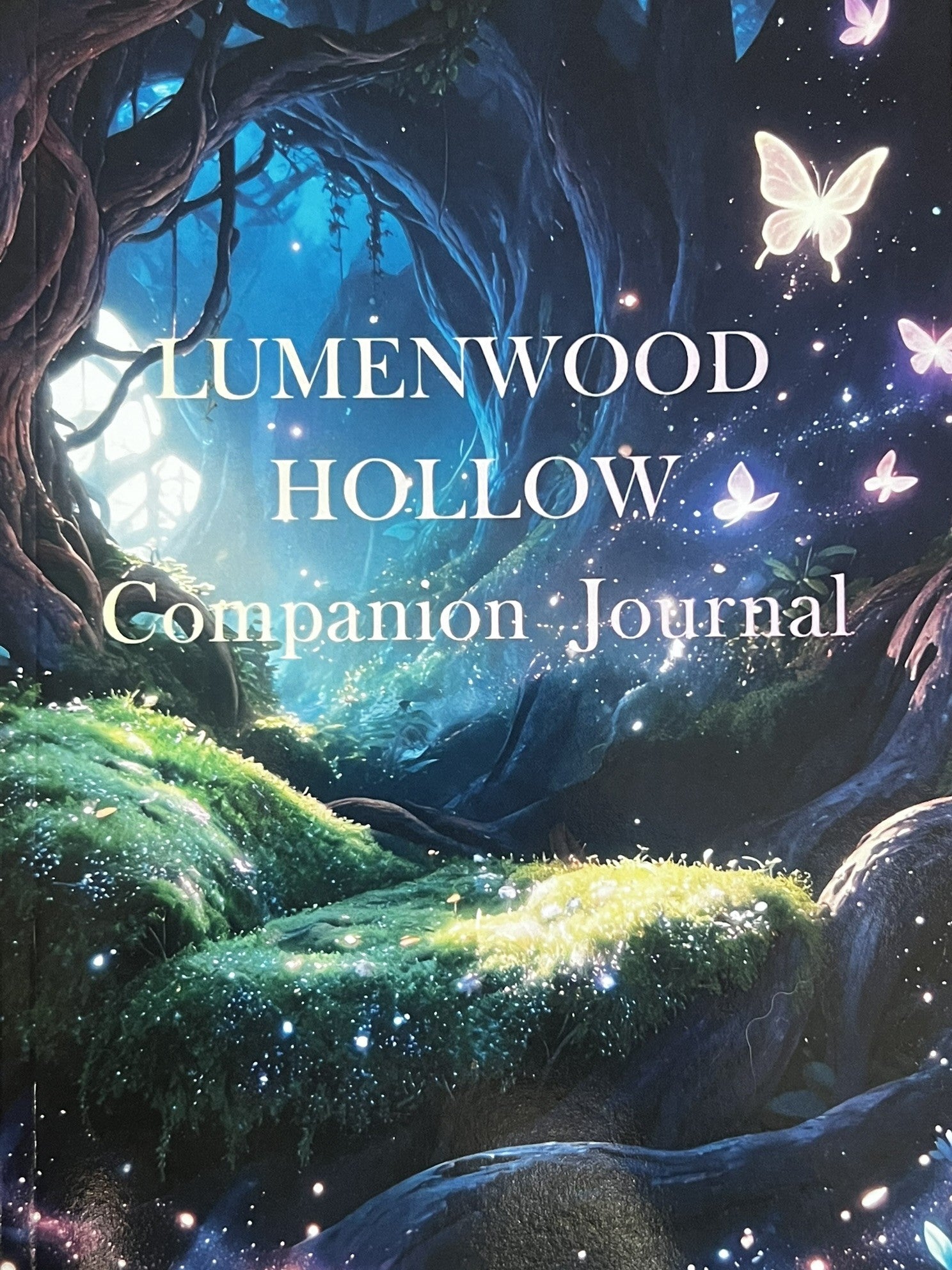 Lumenwood Hollow Companion Journal – Cozy Fantasy Writing & Creative Notebook