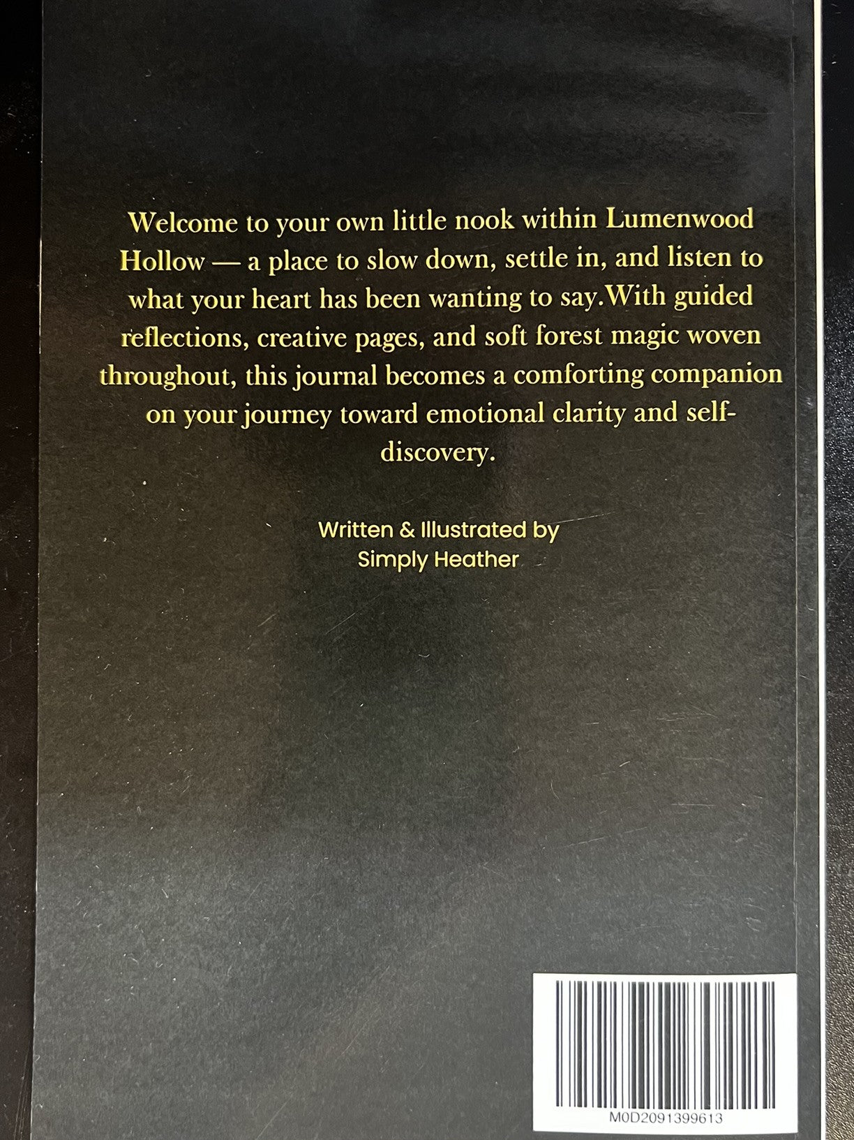 Lumenwood Hollow storybook and companion journal by Simply Heather Creative, featuring fairycore-themed paperback covers.